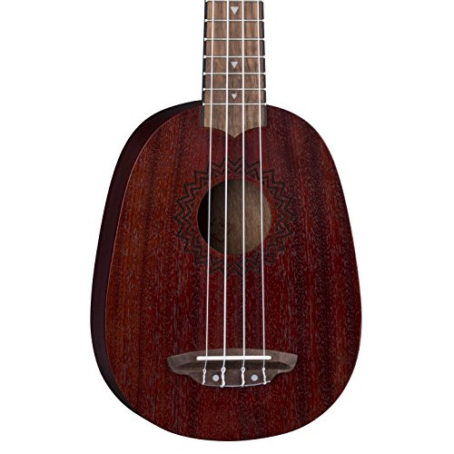 Algopix Similar Product 8 - Luna Vintage Mahogany Soprano Pineapple