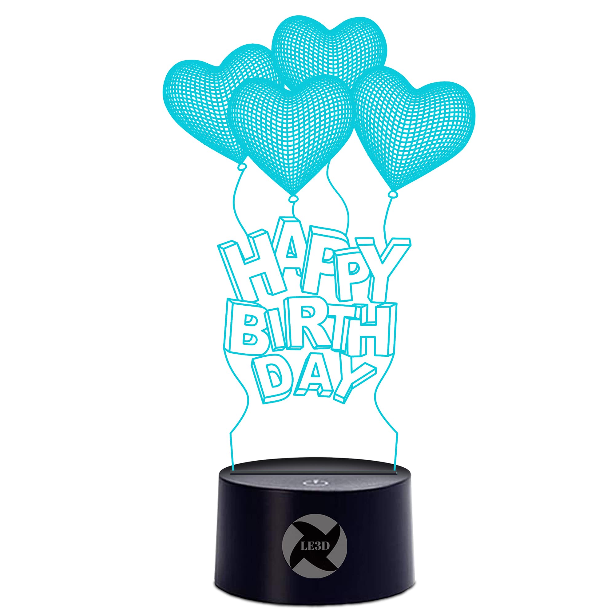 Algopix Similar Product 3 - LE3D 3D Night Light Night Lamp Desk
