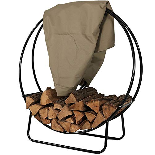 Algopix Similar Product 7 - Sunnydaze Outdoor Firewood Log Hoop and