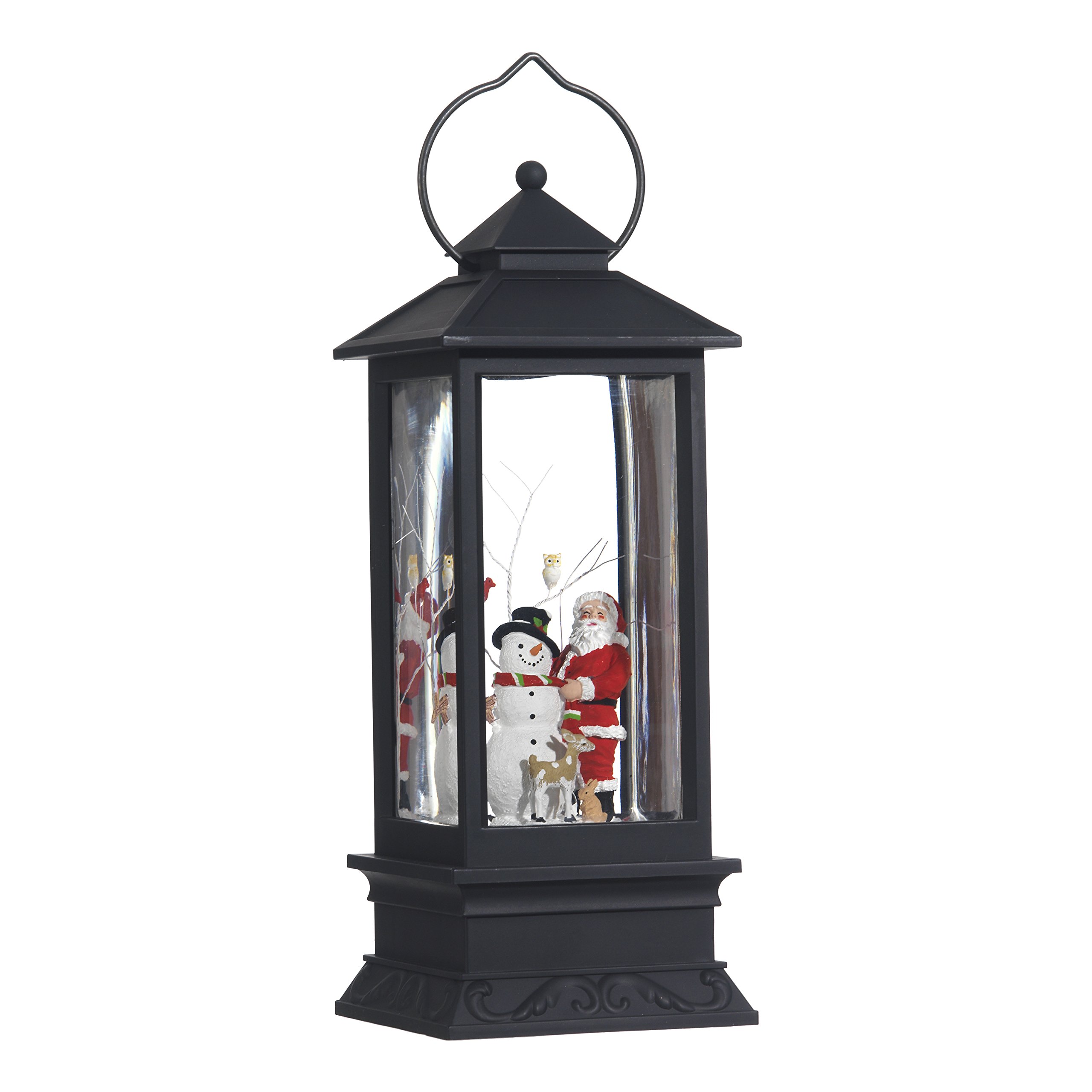 Algopix Similar Product 1 - Lighted Snow Globe Lantern 11 Inch
