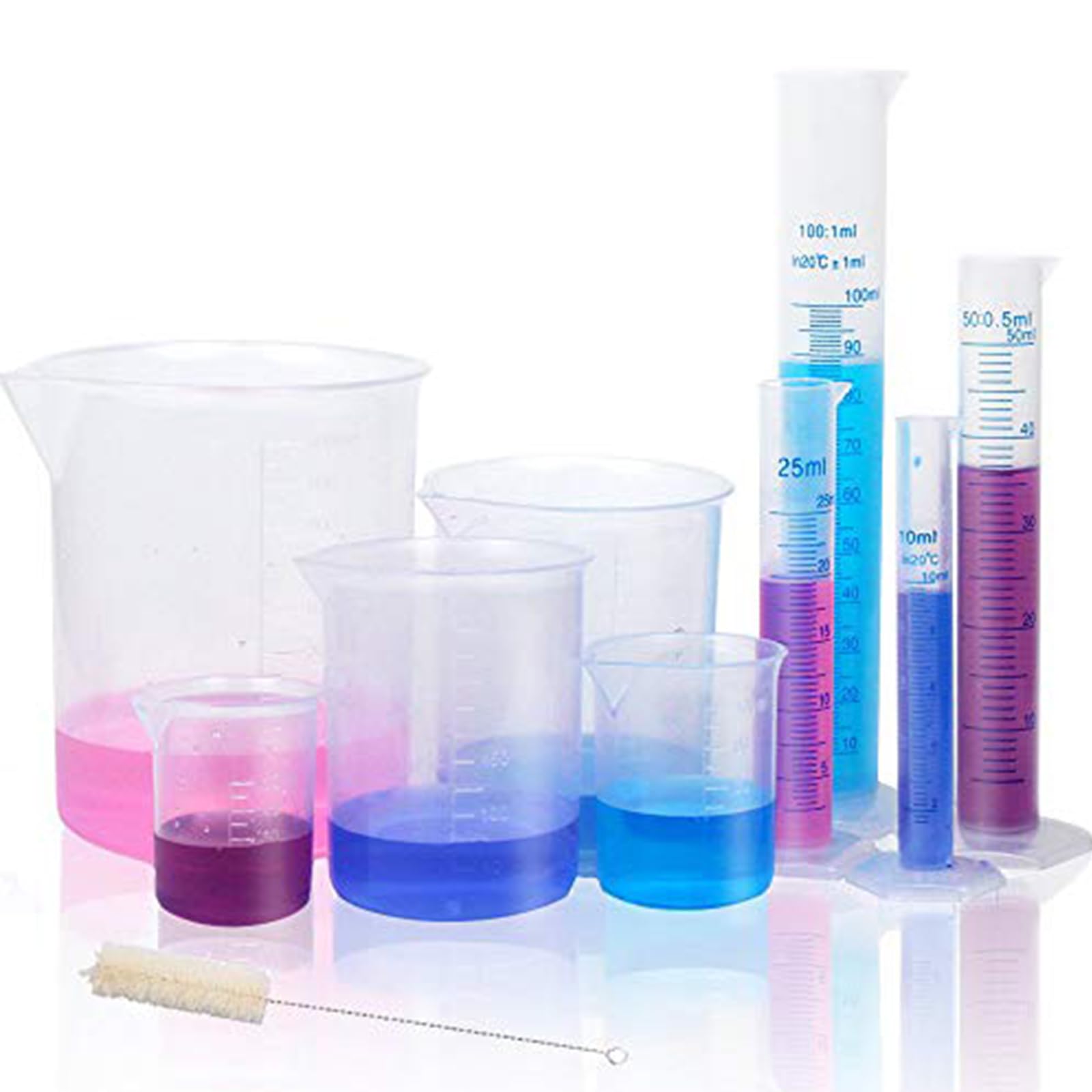 Algopix Similar Product 13 - APLANET Plastic Graduated Cylinders and