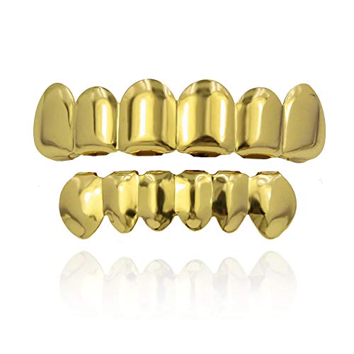 Algopix Similar Product 7 - TOPGRILLZ 18K Gold Plated Hip Hop