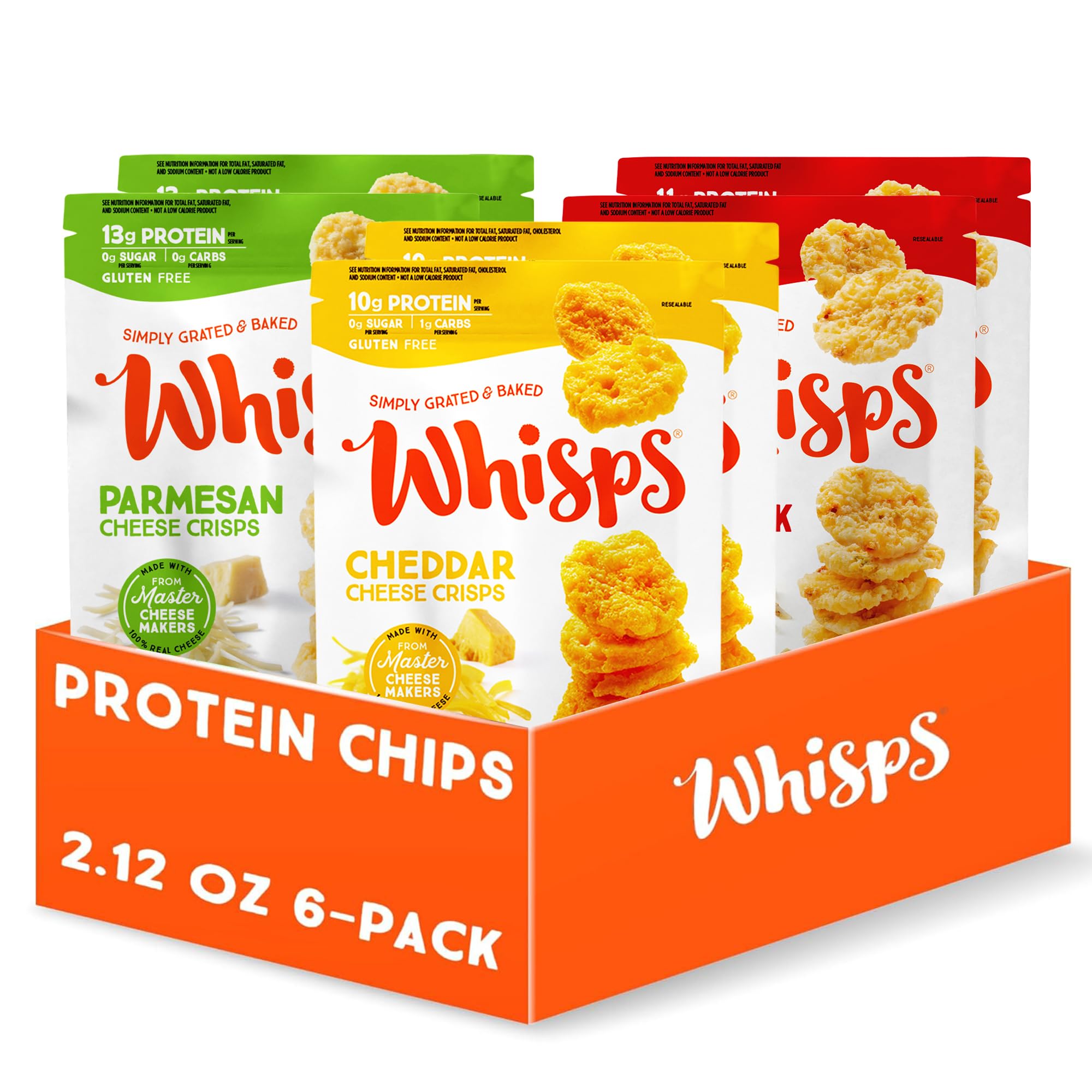 Algopix Similar Product 15 - Whisps Cheese Crisps Variety Pack 