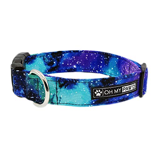 Algopix Similar Product 3 - Galaxy Print Collar for Pets Size Large