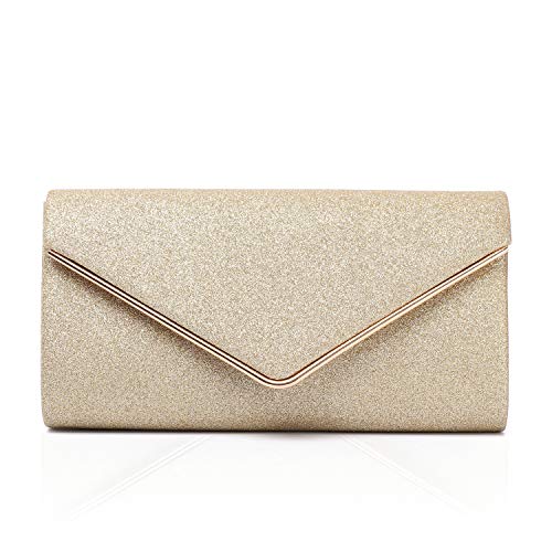 Algopix Similar Product 10 - Labair Shining Envelope Clutch Purses