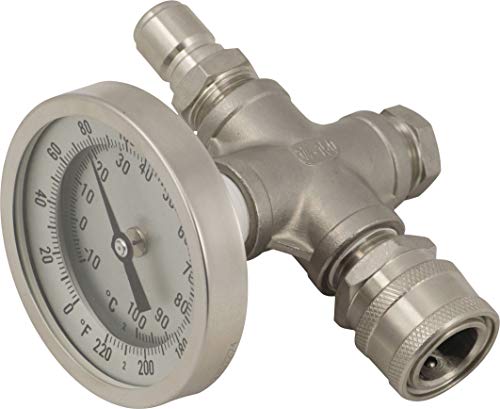 Algopix Similar Product 12 - Inline Thermometer with Stainless Quick