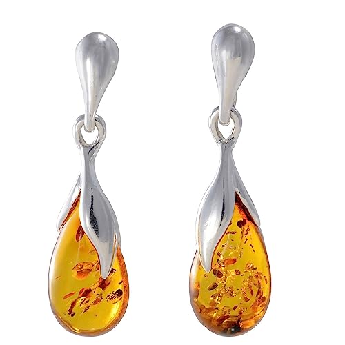 Algopix Similar Product 6 - Amber Earrings  GIA Certified Baltic