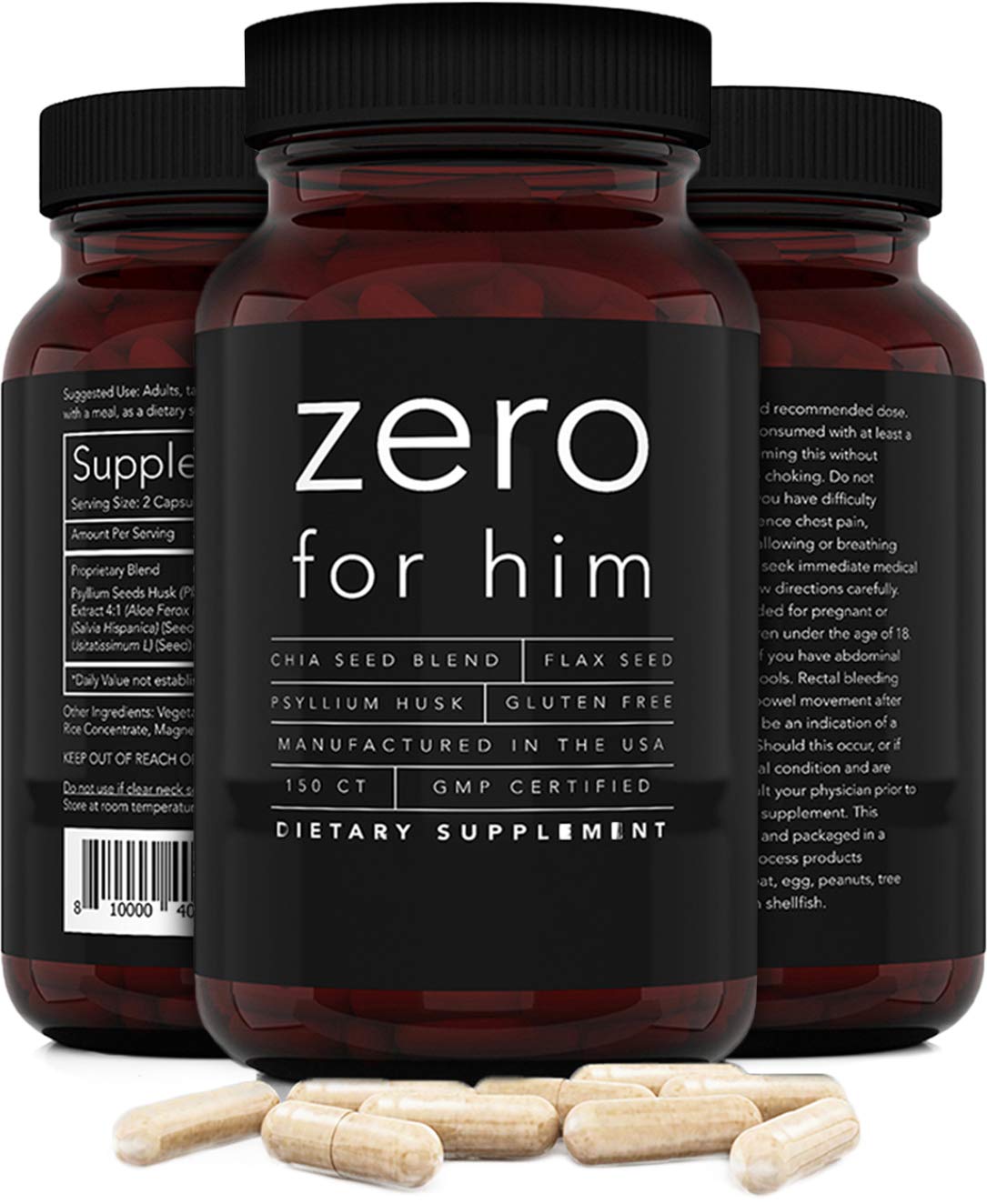 Algopix Similar Product 15 - Zero for Him Dietary Fiber Supplement