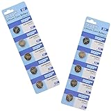 Algopix Similar Product 11 - HQRP 10Pack Battery for Watch Casio