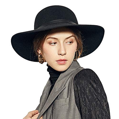 Algopix Similar Product 6 - Sedancasesa Wide Brimmed 100 Wool Felt