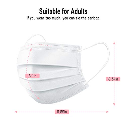 Algopix Similar Product 8 - FWPP Breathable Earloop Disposable Face