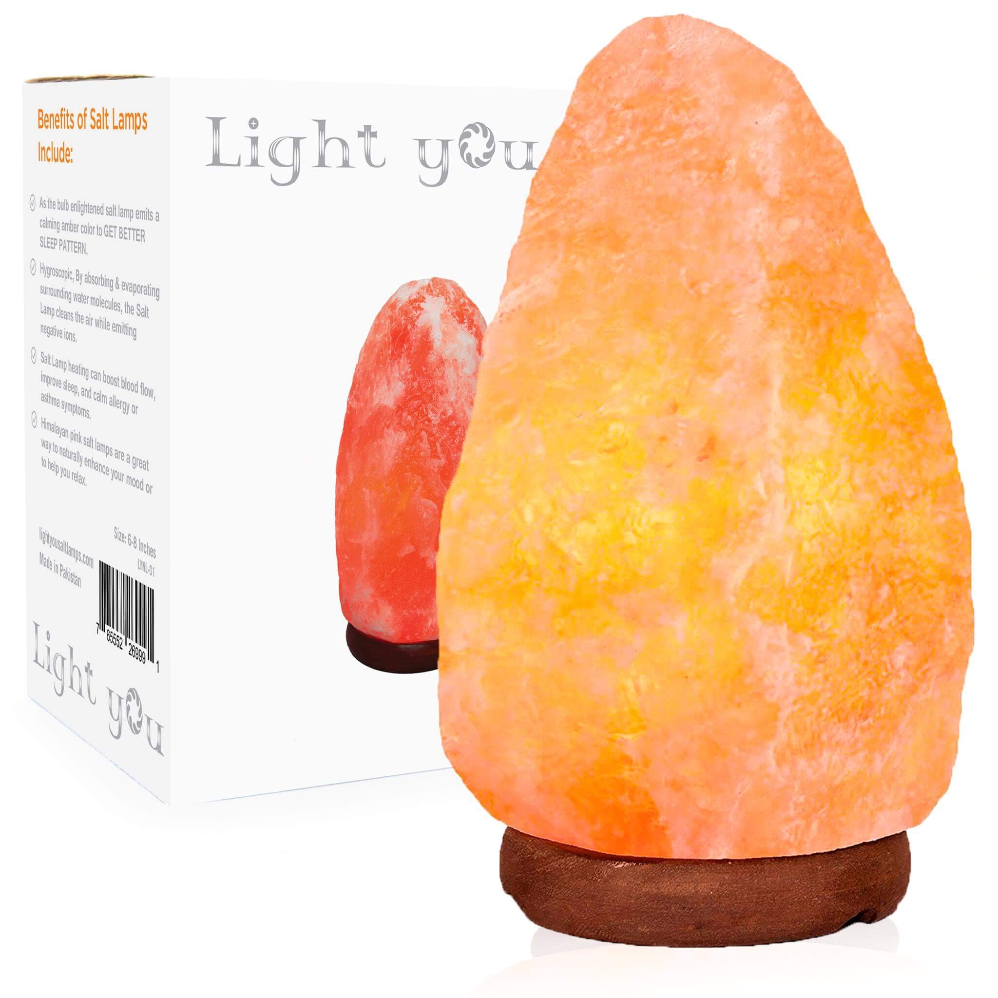 Algopix Similar Product 5 - Himalayan Salt Lamp Natural Shape with