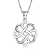 Algopix Similar Product 14 - GDDX Irish Celtic Knot Pendant Necklace