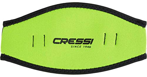 Algopix Similar Product 15 - Cressi Neoprene Mask Strap Cover, Lime