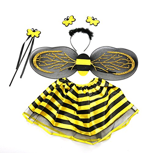 Algopix Similar Product 19 - Bee Costumes Fairy Costume Angle Girls