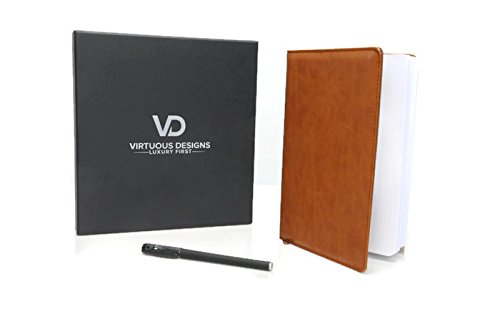 Algopix Similar Product 2 - Brown Leather Notebook Journal Gift