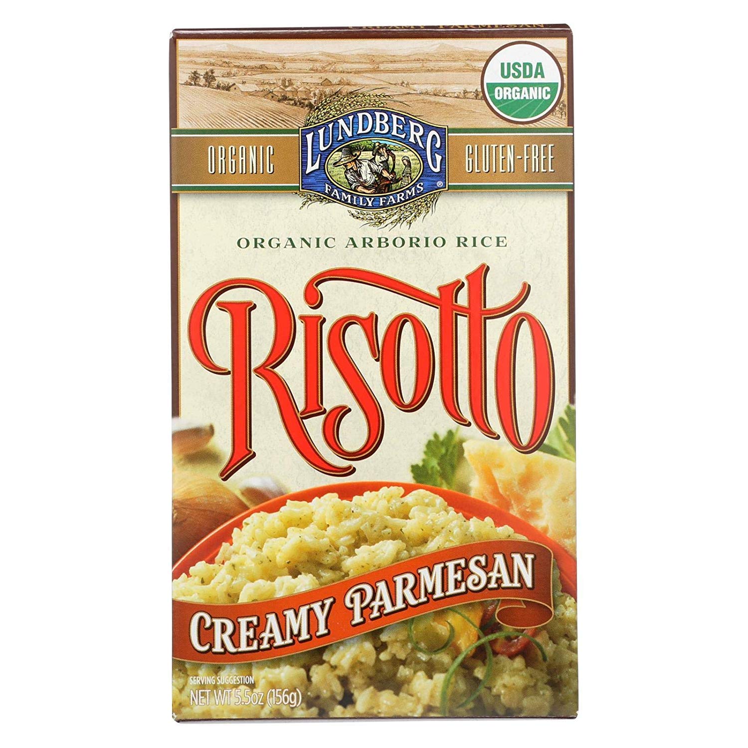 Algopix Similar Product 2 - LUNDBERG OG CREAMY PARMESAN RISOTTO 55