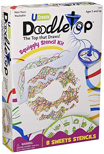 Algopix Similar Product 4 - Doodletop Squiggly Stencil Kit - Sweets