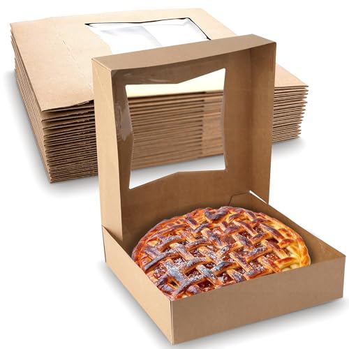 Algopix Similar Product 3 - MT Products Kraft Pie Boxes 10 x 10 x