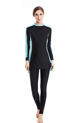Algopix Similar Product 1 - KXCFCYS Modest Swimwear Long Sleeve
