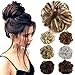 Algopix Similar Product 1 - Hair Bun Extensions Wavy Curly Messy
