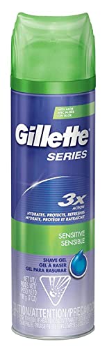 Algopix Similar Product 11 - Gillette Series 3X Shave Gel Sensitive