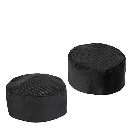 Algopix Similar Product 1 - Chef Hat 2 Pcs SOUREPOSE Black Chef