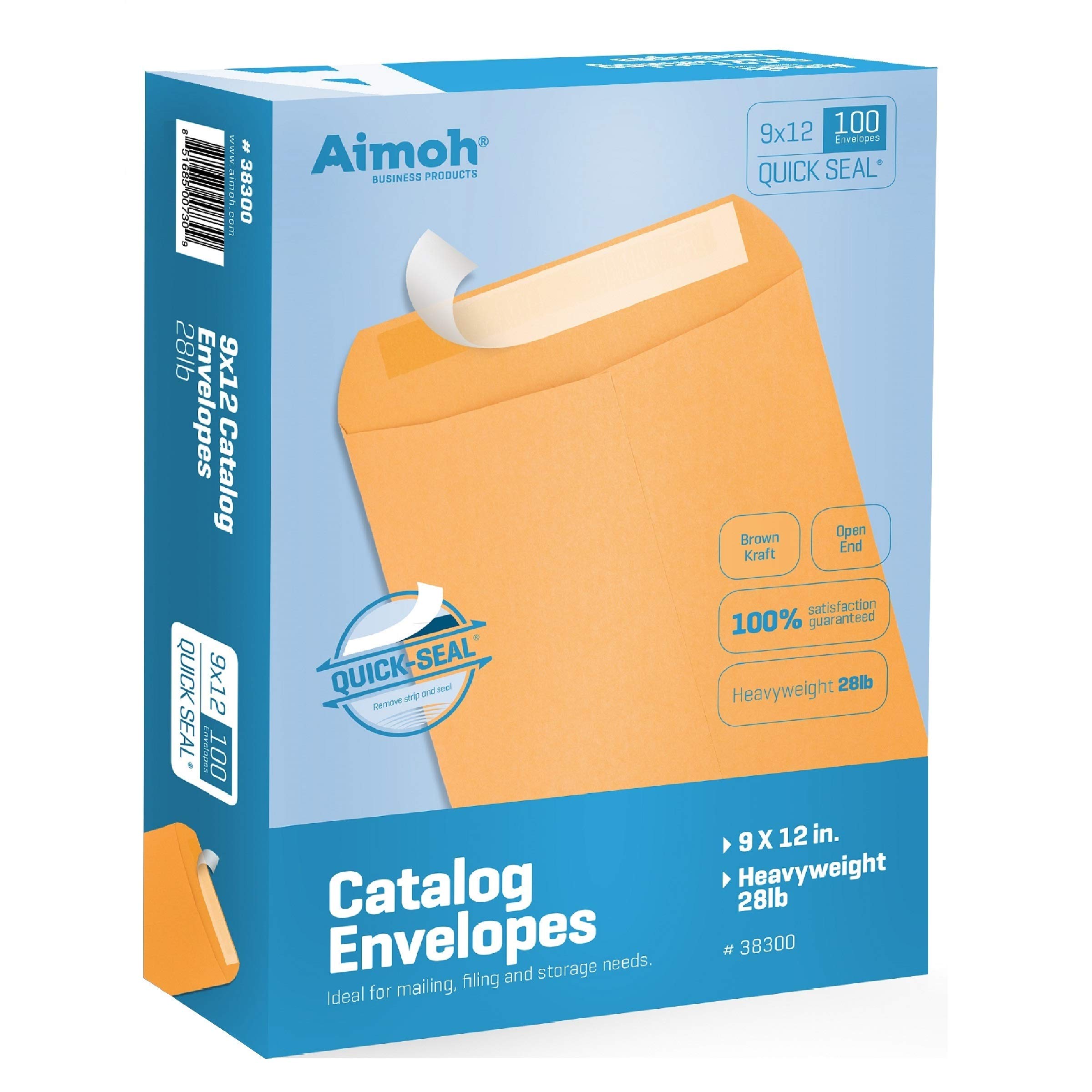 Algopix Similar Product 8 - 9 X 12 SelfSeal Brown Kraft Catalog