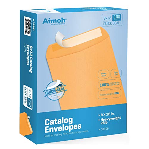 Algopix Similar Product 16 - 9 X 12 SelfSeal Brown Kraft Catalog