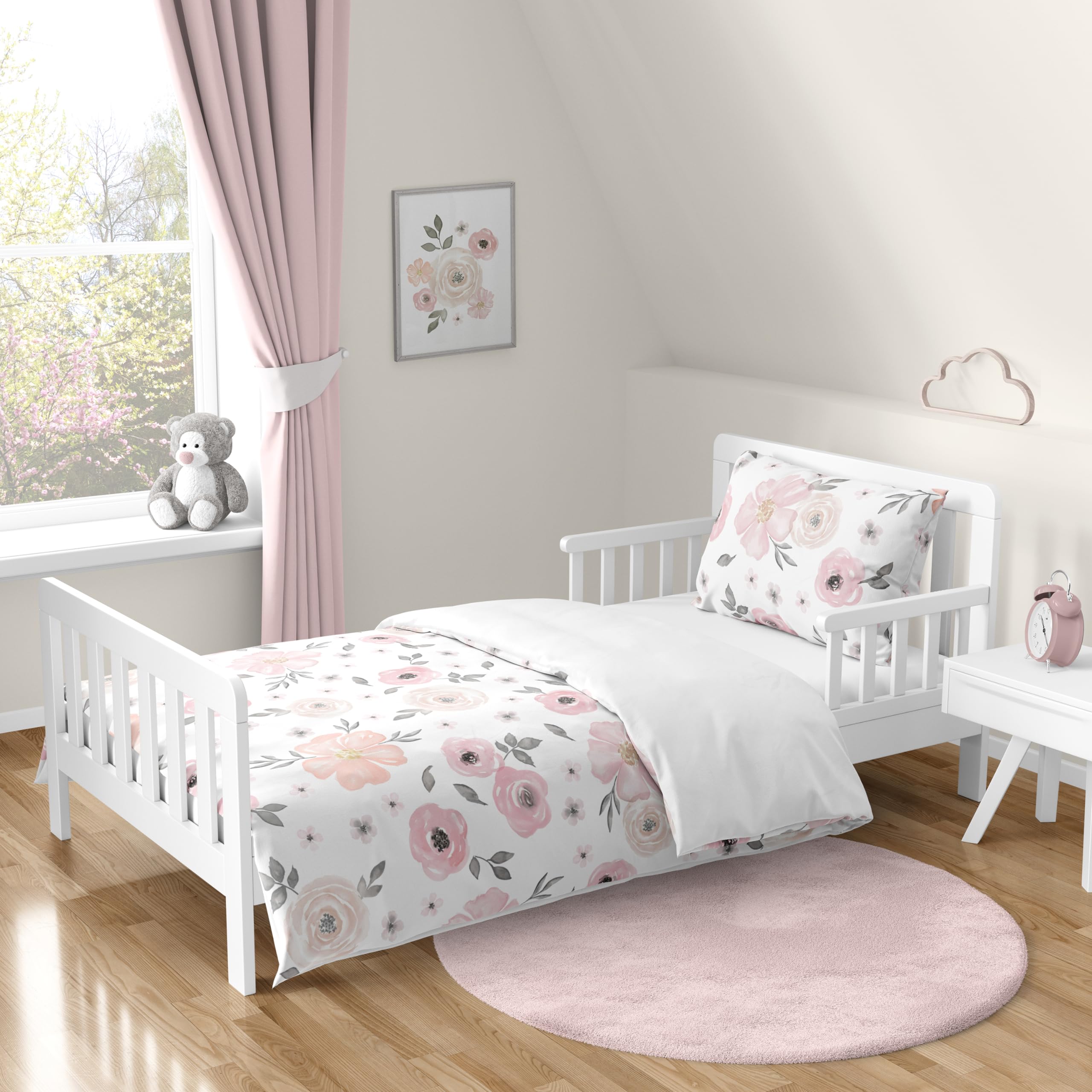 Algopix Similar Product 9 - Sweet Jojo Designs Blush Pink Grey and