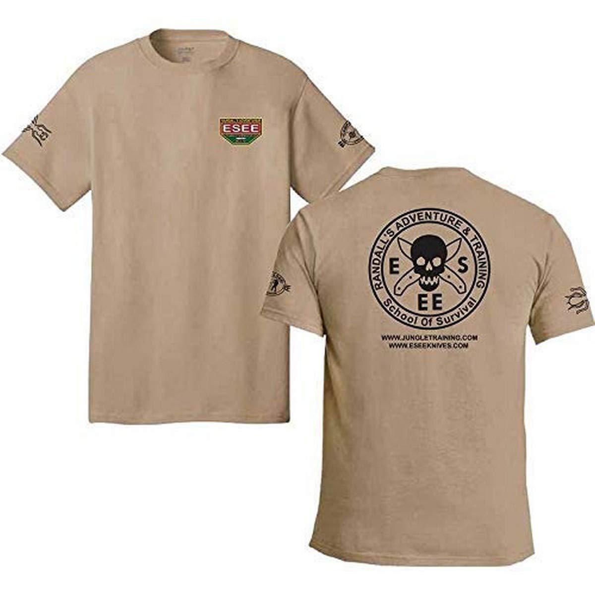 Algopix Similar Product 3 - ESEE Training T Shirt XL Brown