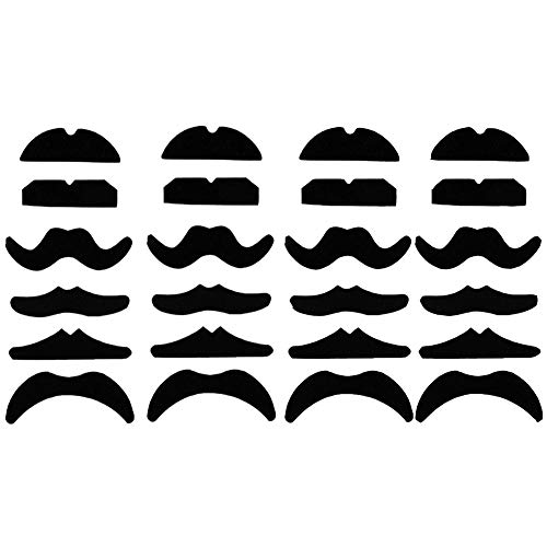 Algopix Similar Product 2 - Haawooky 24 PCS Fake MustachesMustache