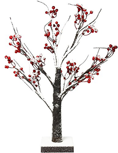 Algopix Similar Product 14 - Lightshare Snow Tree Bonsai with Red