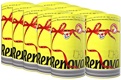 Algopix Similar Product 2 - Renova Kitchen Roll Red Label Yellow 
