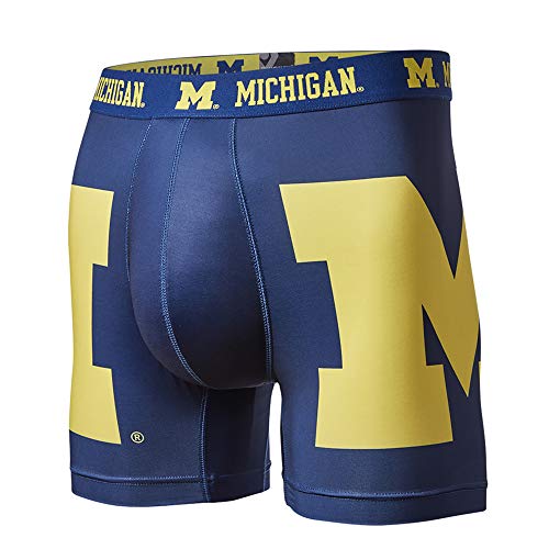 Algopix Similar Product 6 - Fandemics Mens NCAA Boxer Brief Blue