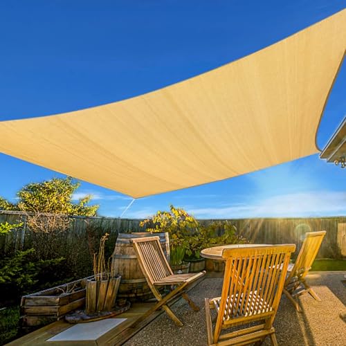 Algopix Similar Product 2 - Artpuch Sun Shade Sail 10X13 Sand