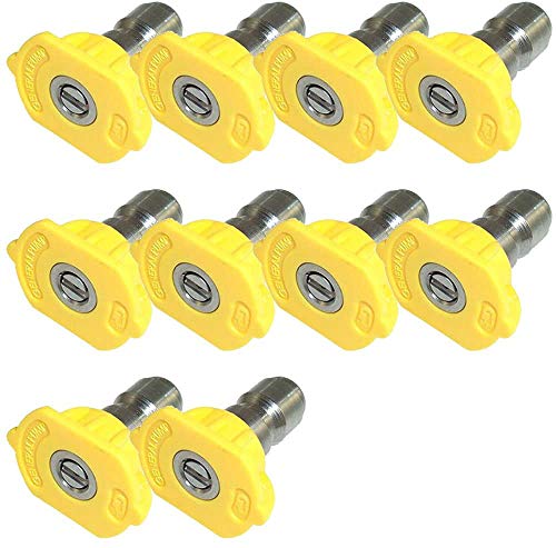 Algopix Similar Product 6 - Yellow QC Nozzle 10pk 15045 15