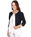Algopix Similar Product 20 - KRISP Womens 34 Lace Sleeve Bolero