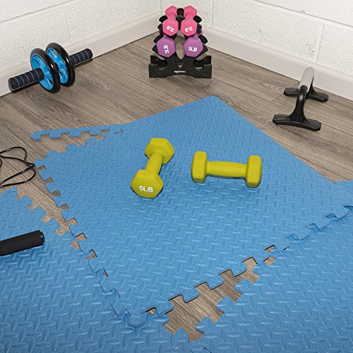Algopix Similar Product 1 - ottomanson EVA Foam Tile Mat 24 Sq