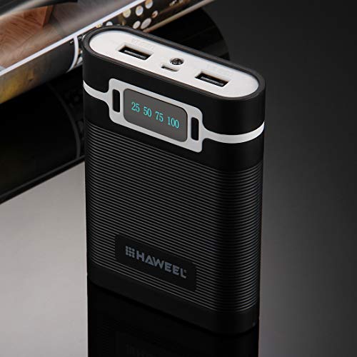 Algopix Similar Product 12 - HAWEEL 4 x 18650 Charger Box Portable