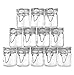 Algopix Similar Product 7 - 16Ounce Herb Storage Mini Stash Jars