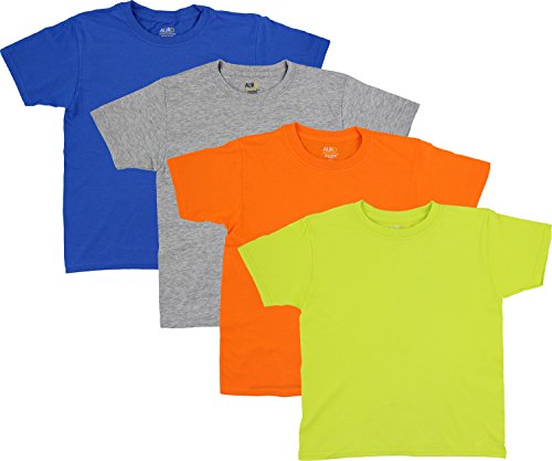 Algopix Similar Product 2 - AURO Boys Cotton Comfort Crew Neck