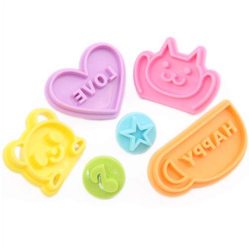 Algopix Similar Product 2 - 6 animal word shape toast food stamp