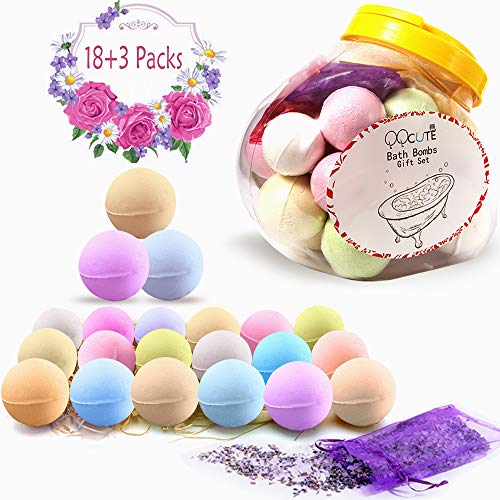 Algopix Similar Product 12 - QQcute Bath Bombs Gift Set 18 Family