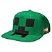 Algopix Similar Product 1 - JINX Minecraft Creeper Mob Snapback