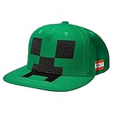 Algopix Similar Product 14 - JINX Minecraft Creeper Mob Snapback