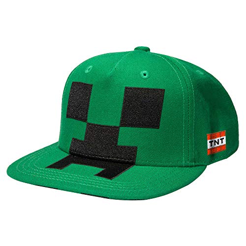 Algopix Similar Product 20 - JINX Minecraft Creeper Mob Snapback