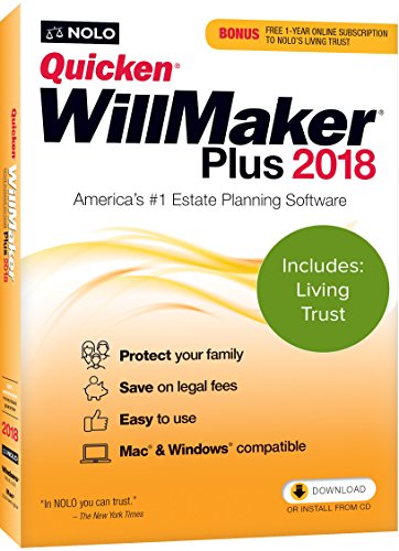 Algopix Similar Product 5 - Nolo Quicken WillMaker Plus 2018 