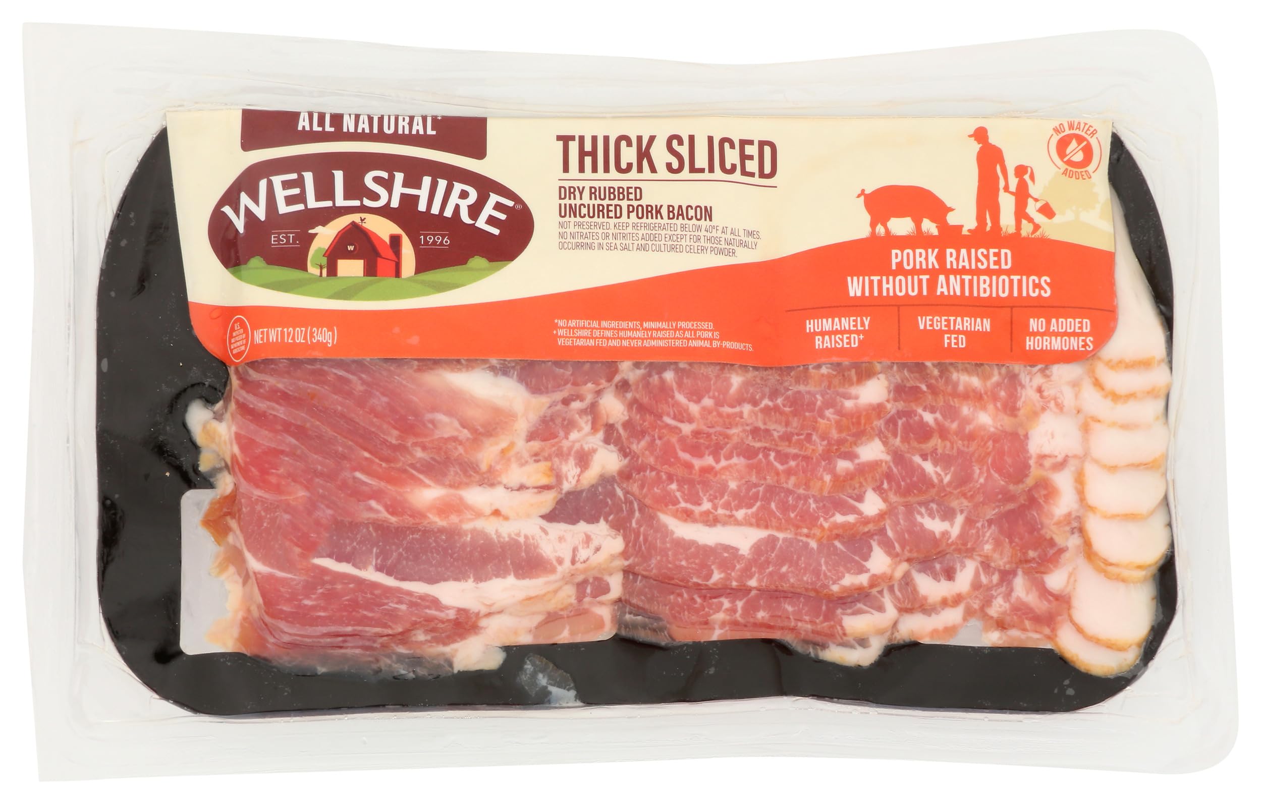 Algopix Similar Product 16 - Wellshire Farms Thick Sliced Dry Rubbed