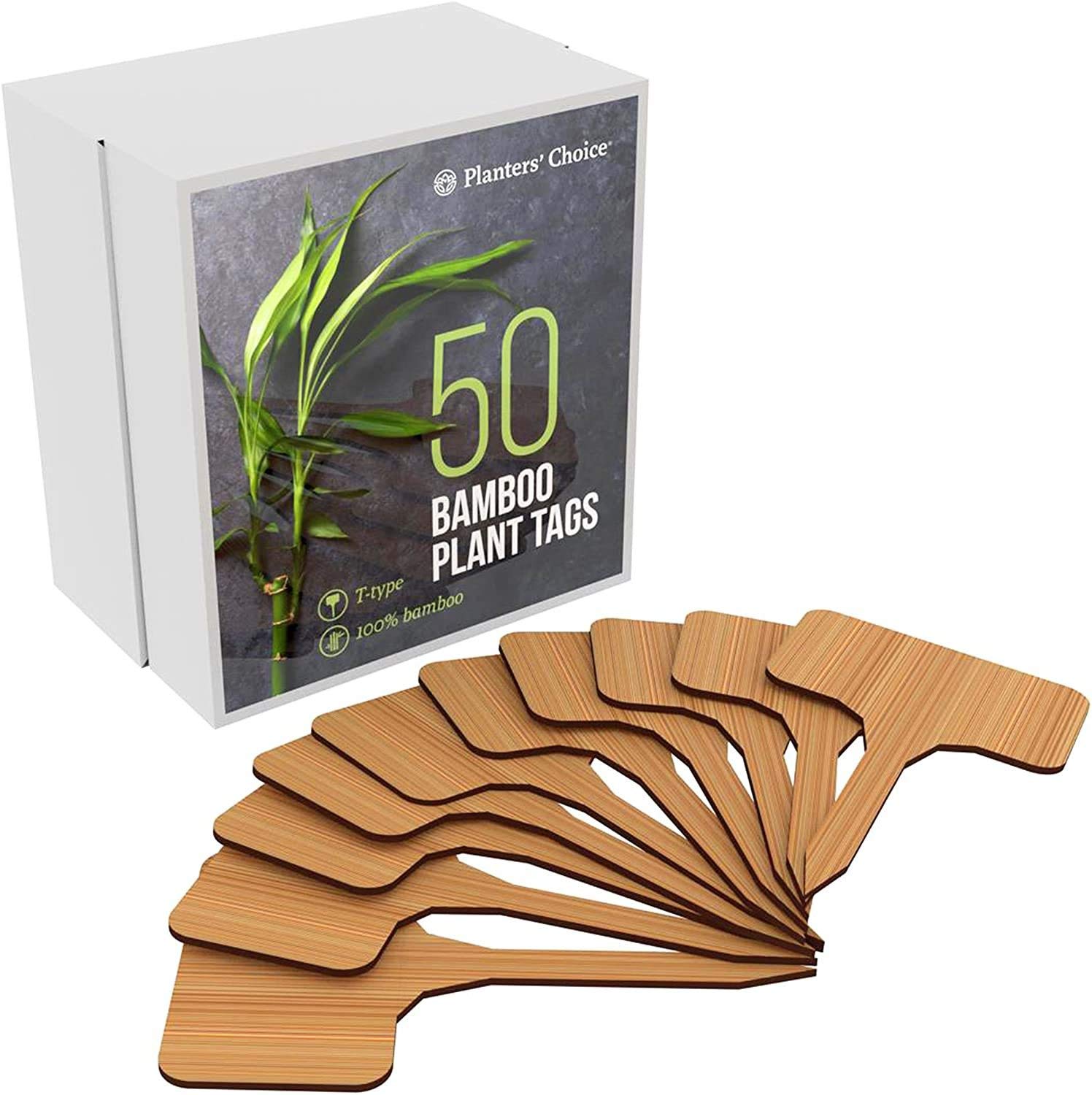 Algopix Similar Product 20 - Planters Choice 50 Bamboo Plant Labels